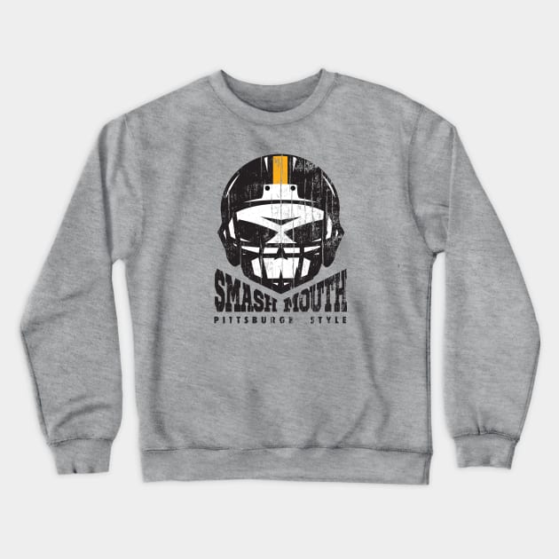 SMASHMOUTH (football) Crewneck Sweatshirt by OldSkoolDesign